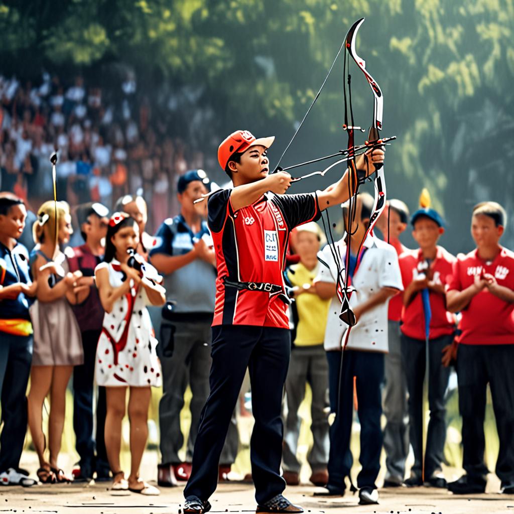 Indonesia Dinobatkan sebagai Juara Umum Para Panahan APG 2025