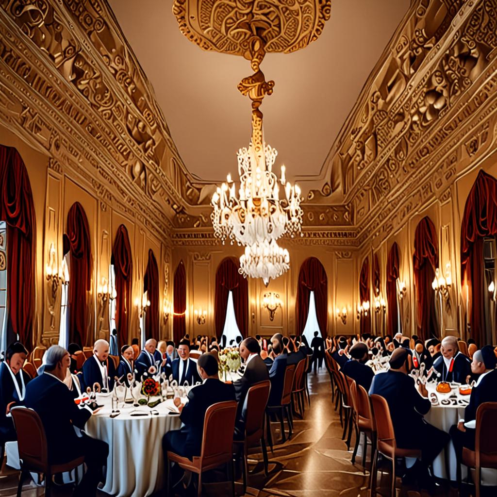 Presiden Prabowo Hadiri Jamuan Santap Malam di Istana Elysee Paris